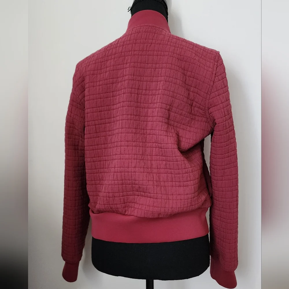 Lululemon Serene Travels Comber Reversible Jacket Mauve Womens 6 Bomber Style - Picture 3 of 11